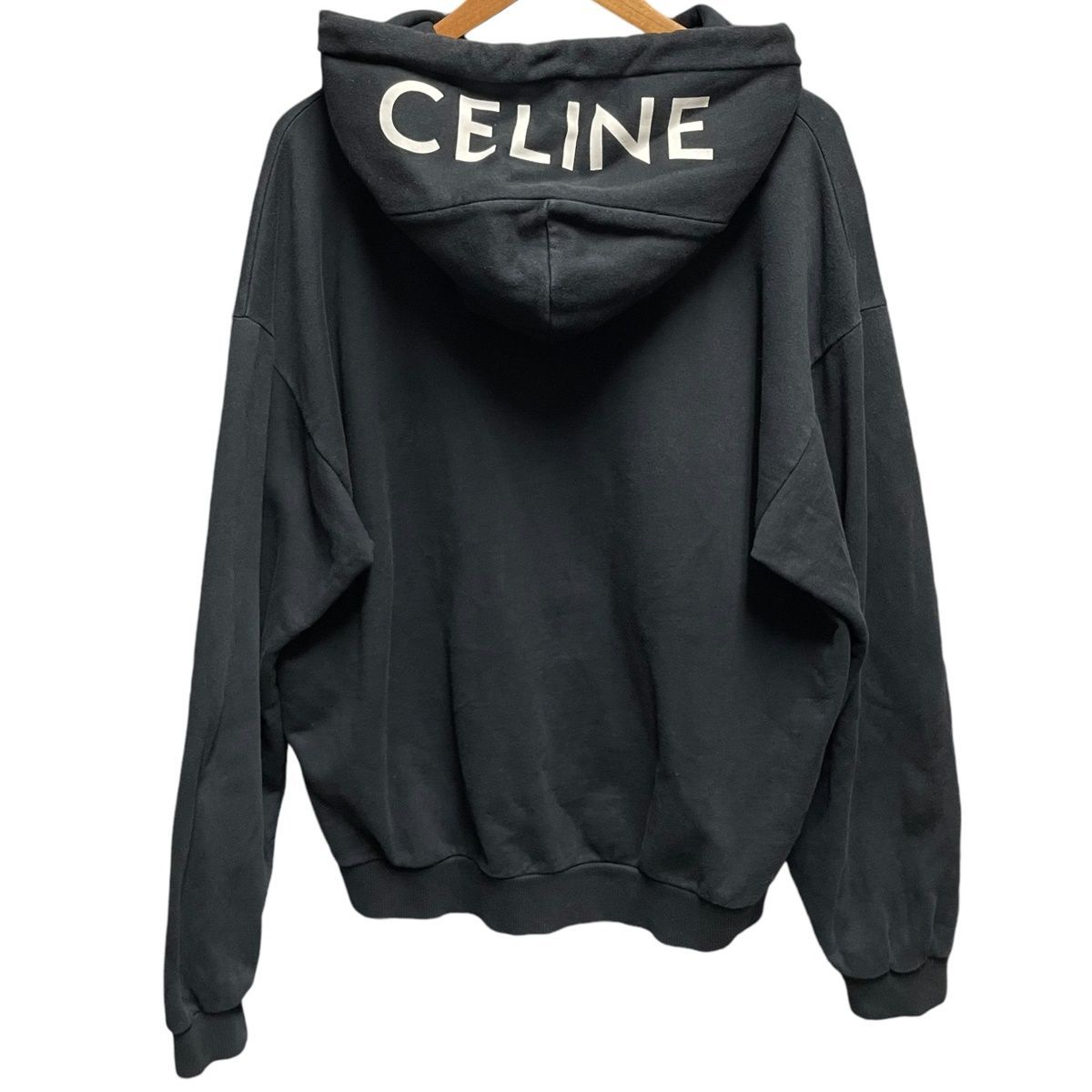 CELINE(セリーヌ) サイズ:XS 22SS ×Harry J.Wild Artist Print Hoodie アーティストプリント プルオーバー パーカー フーディー のこら ブラック/ホワイト 2Y619469Q【新古品/中古】【程度S】【カラーブラック】【取扱店舗新宿】