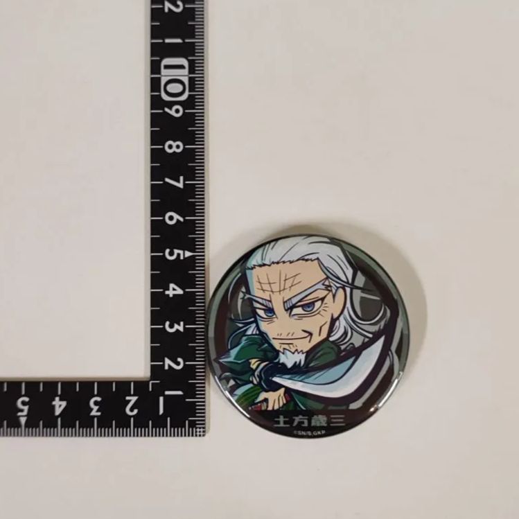 ゴールデンカムイ 土方歳三 黄金喫茶店 缶バッジ - メルカリ