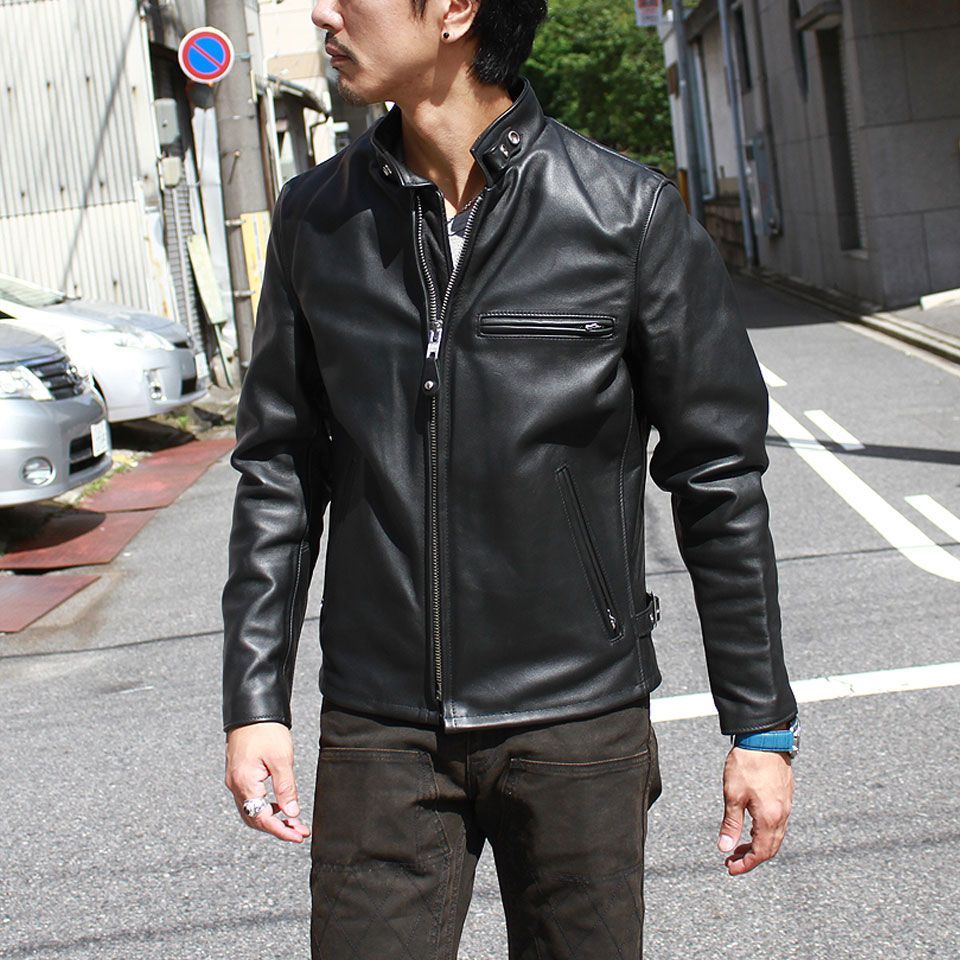 正規品【Schott 641 シングルライダース】ショット ライダース 革 ...