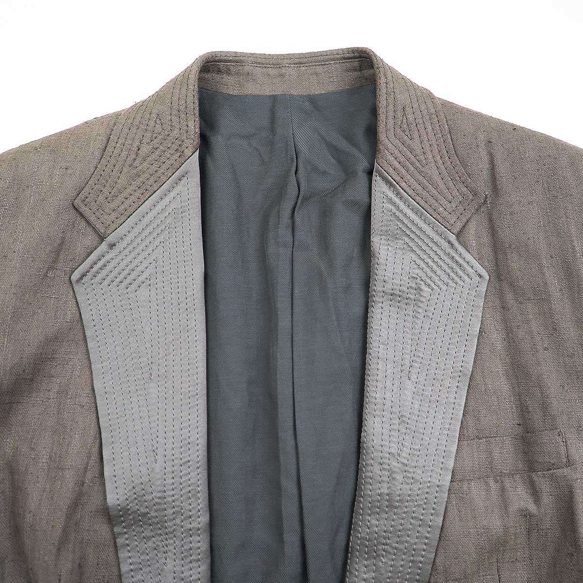 HAIDER ACKERMANN ハイダーアッカーマン コーティングリネンテーラード 