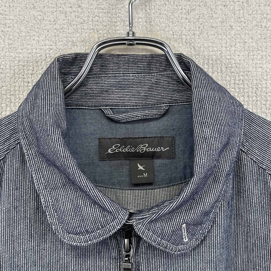 EDDIE BAUER / ジャケット/M/リネン/BEG Eddie Bauer◇ジャケット エディーバウアー リネン混 ストライプ