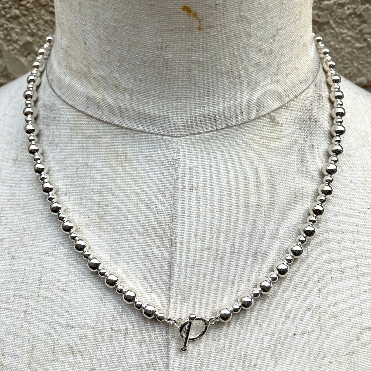 SILVER925 PEAL DESIGN MANTEL NECKLACE /シルバー/ネックレス
