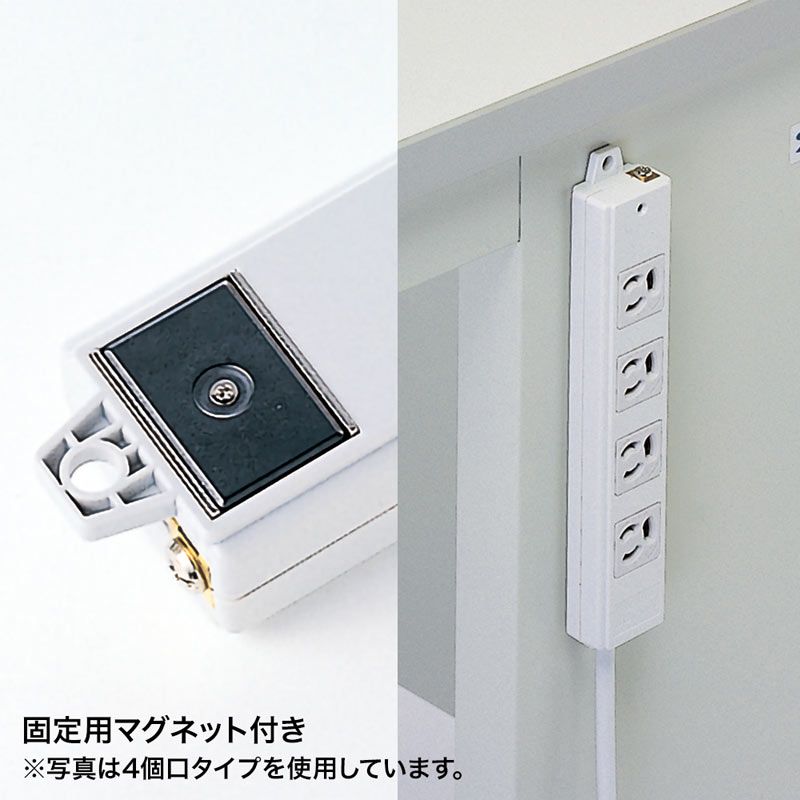 サンワサプライ 工事物件タップ 3P 8個口 5m TAP-KE8-5 （1点） 【公式