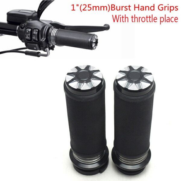 ハーレー純正タイプ バーストコレクショングリップ＆フットペグセット XL|スポーツスター|ダイナ|ソフテイル|ツーリングモデル