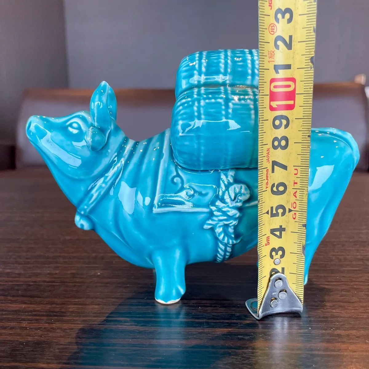 イタリア製 ターコイズブルー 陶器 馬 置物 ペア 地中海インテリア イタリア製 ターコイズブルー 陶器 馬 置物 ペア 地中海インテリア