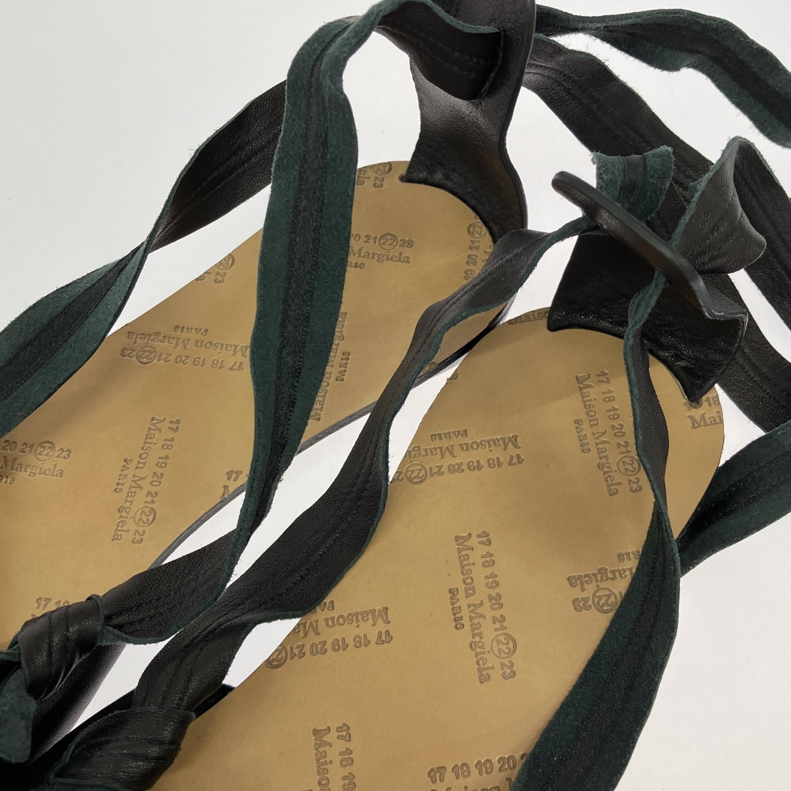 Maison Margielaバックストラップバレエシューズ レディース MAISON MARGIELA バックストラップバレエシューズ ブラック
