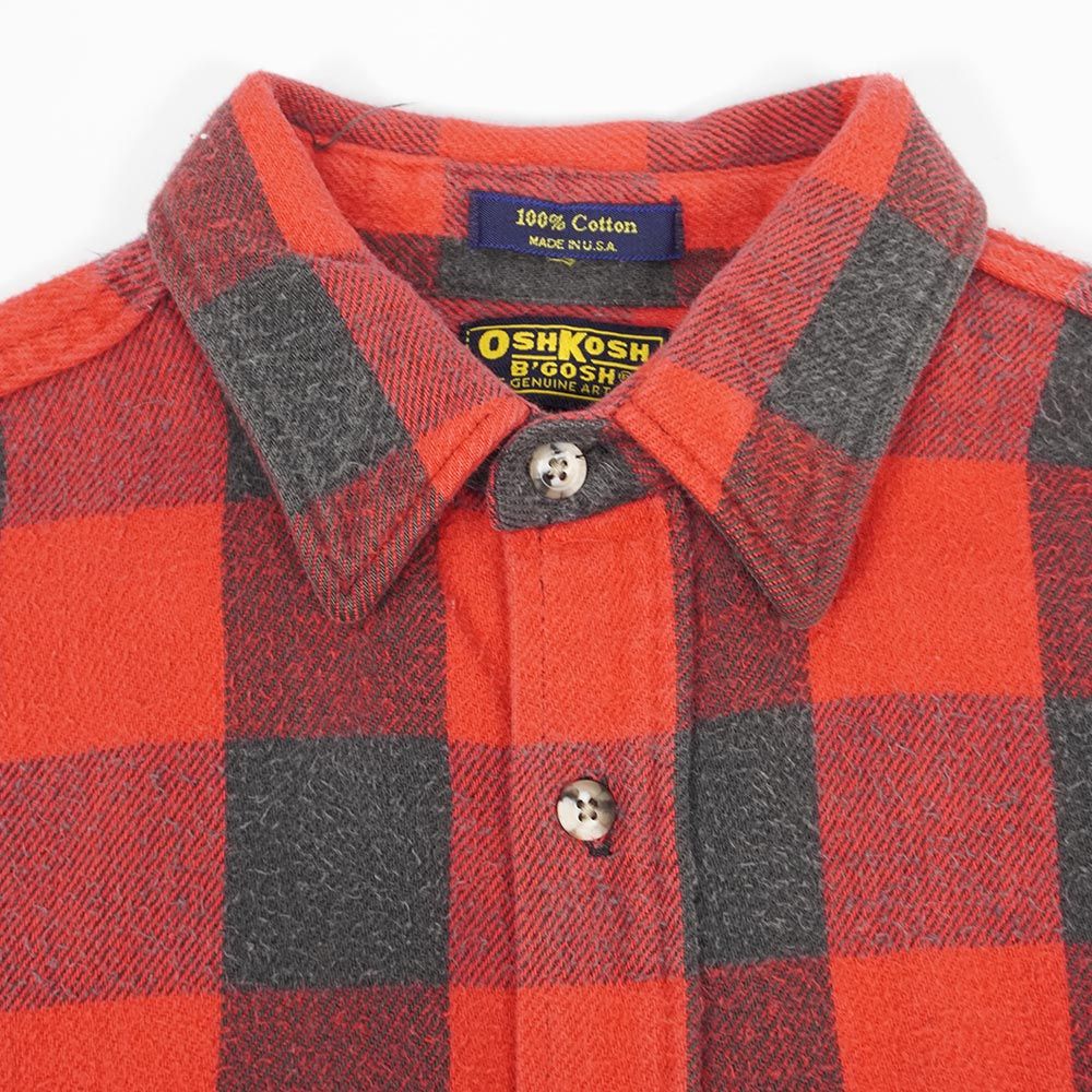 80s USA製 OSHKOSH“ヘビーネルシャツ“オシュコシュ シャツ 80s 80s USA製 OSHKOSH“ヘビーネルシャツ“オシュコシュ シャツ 80s