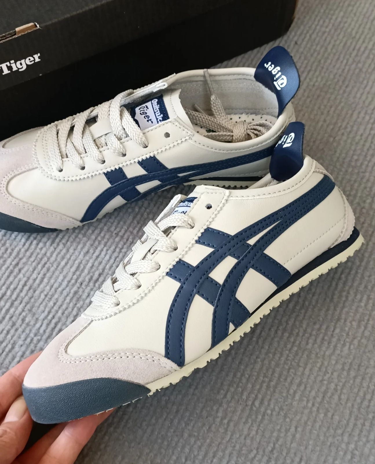 新品未使用 Onitsuka Tiger オニツカタイガー メキシコ66 米紺