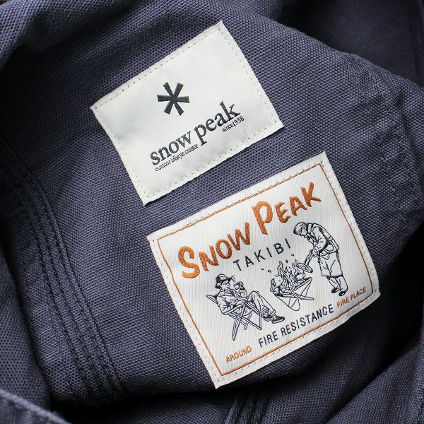 スノーピーク　MHL コラボ　グレー ブルゾン　TAKIBI peak スノーピーク MHL コラボ グレー ブルゾン TAKIBI peak 伝統の
