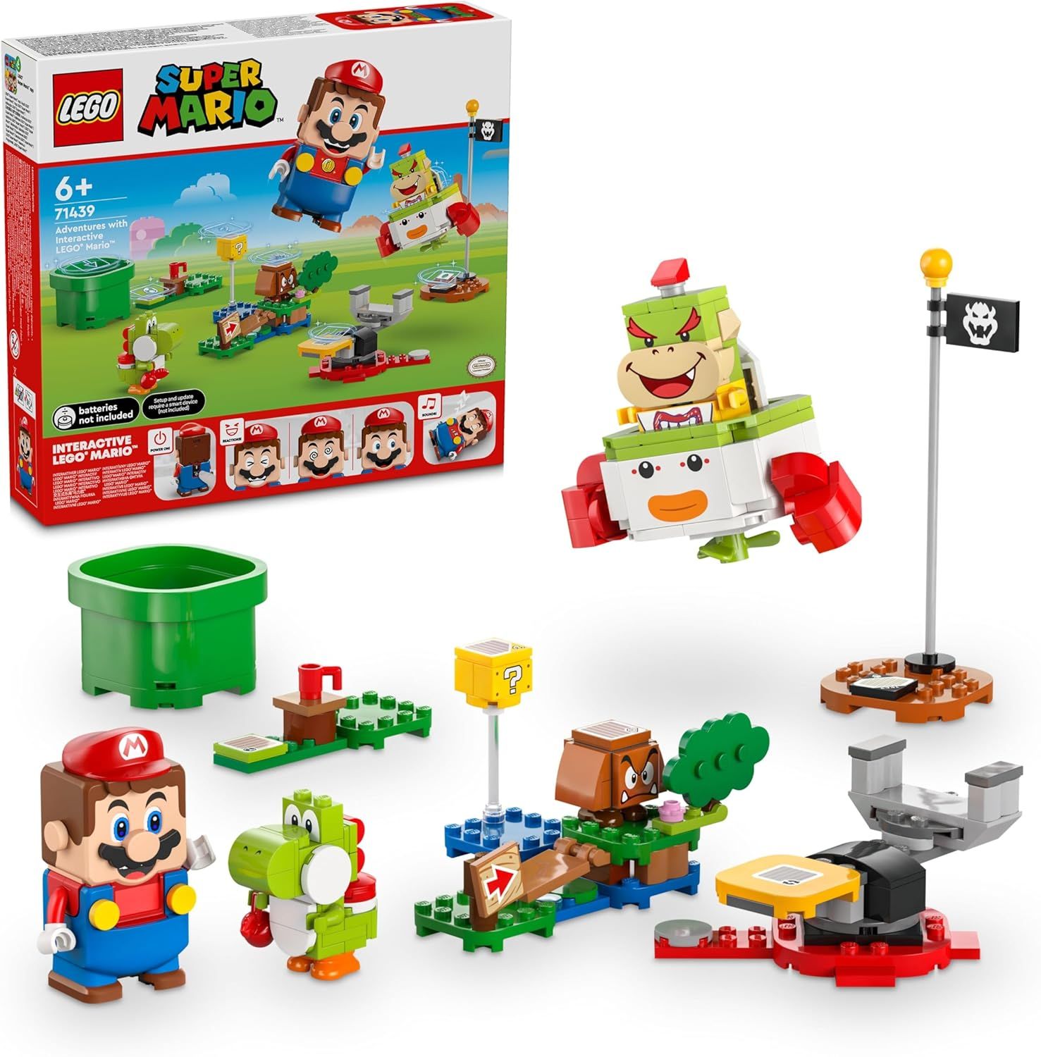 レゴ(LEGO) スーパーマリオ レゴ(R)マリオ と ぼうけん! おもちゃ 玩具 誕生日 プレゼント ブロック 知育 男の子 女の子 子供 6歳 7歳 8歳 9歳 マリオ グッズ ゲーム 71439
