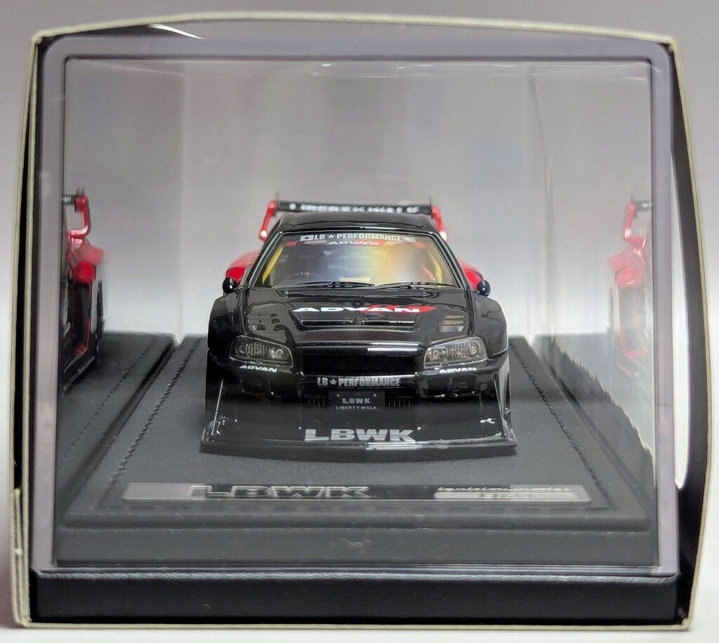 ignition model 割引 1/43 LB-ER34 Super Silhouette SKYLINE Black