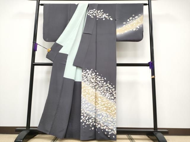 平和屋本店□極上 中国三大刺繍 相良刺繍 総刺繍 訪問着 駒刺繍 舞花文