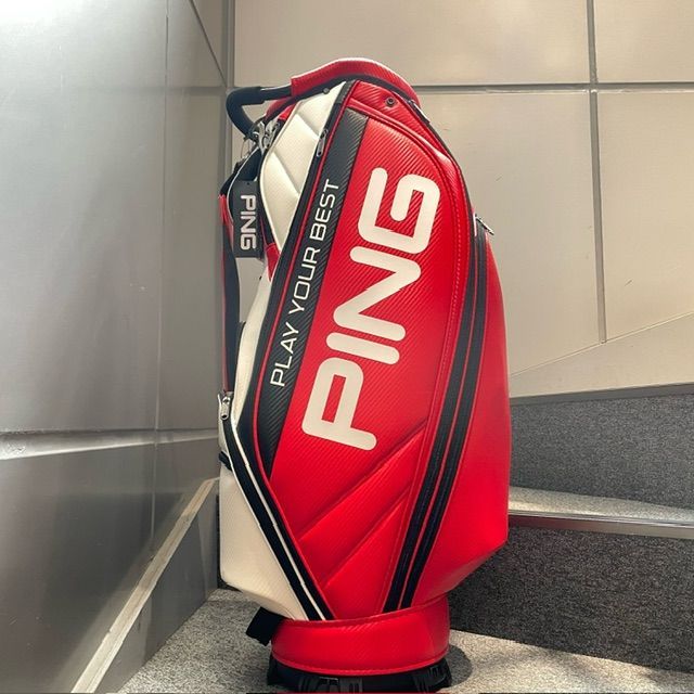新品未使用】PING ピン CB-U2502 ソフトPU キャディバッグ 9.5型 新品未使用】PING ピン CB-U2502 ソフトPU キャディバッグ 9.5型