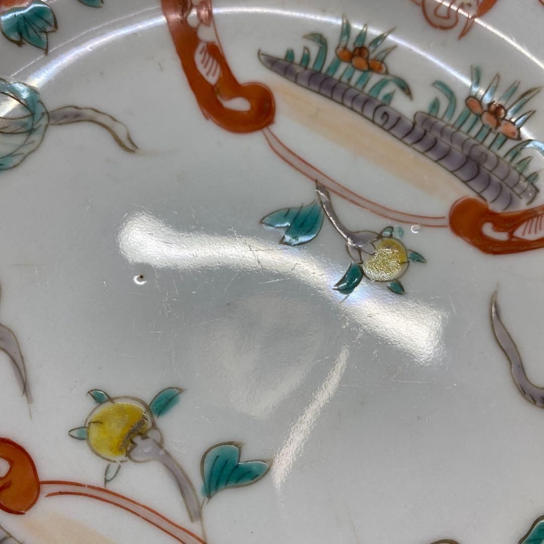 中国美術 十錦手中皿等2枚 直径14/21㎝ 東Y6-1218④ - メルカリ