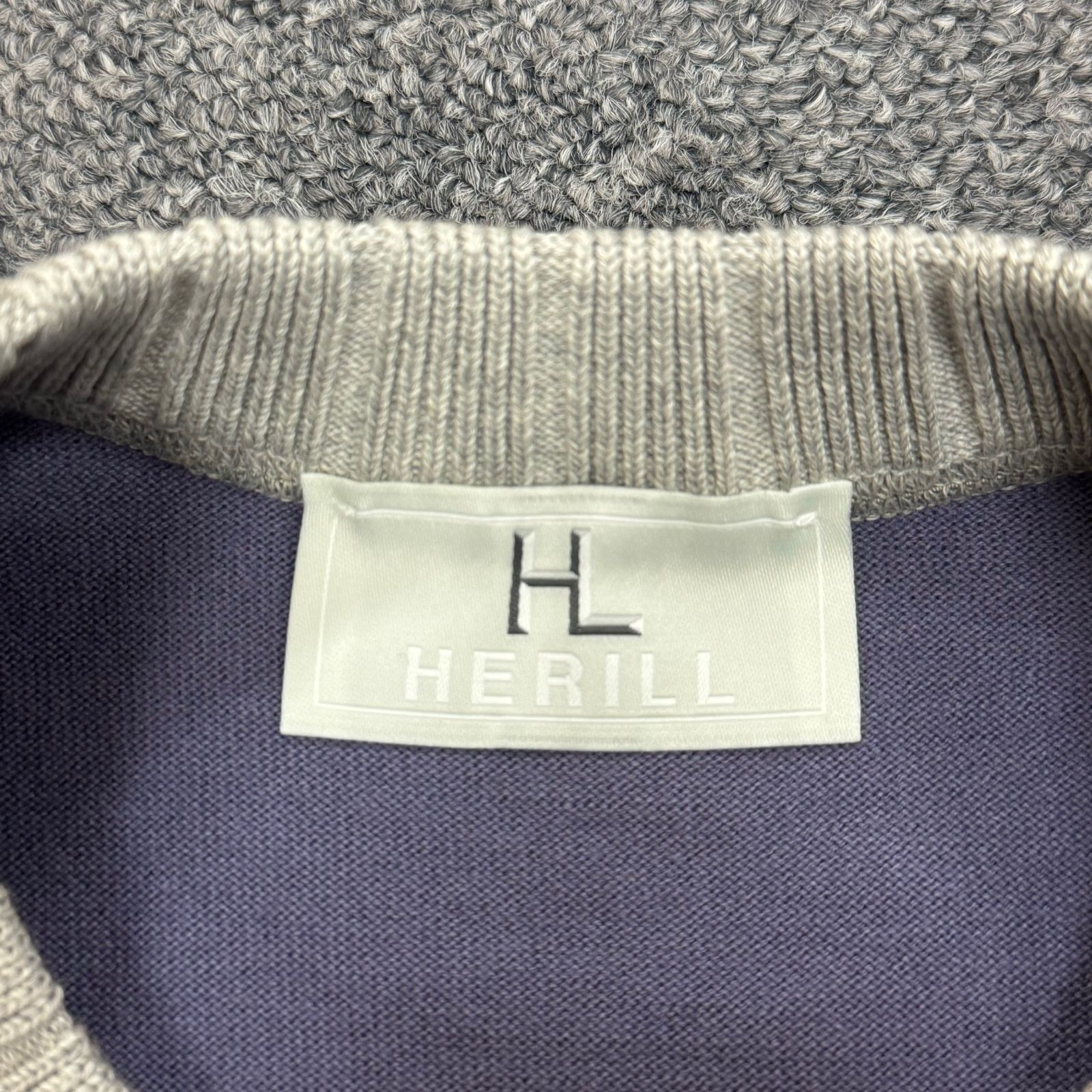 定価41800円 新品 HERILL 23SS Suvincotton Sweatshirts スビンコットン スウェット クルーネック トレーナー  ヘリル 23-080-HL-8050-1 ネイビー - メルカリ