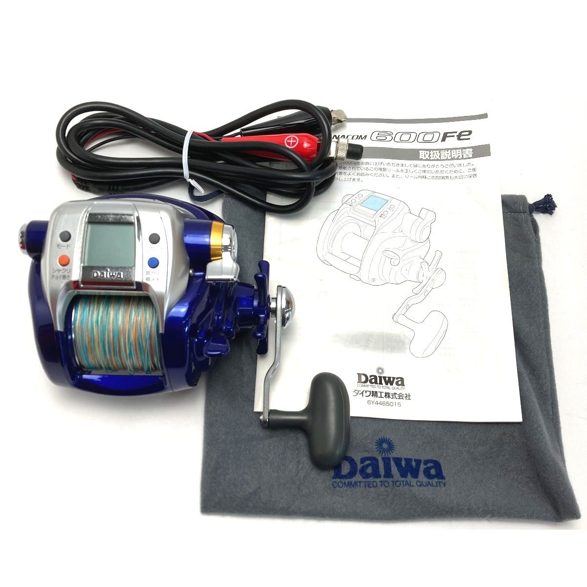 DAIWA ダイワ ハイパータナコン 600Fe 801387 電動リール コード 取扱説明書付き
