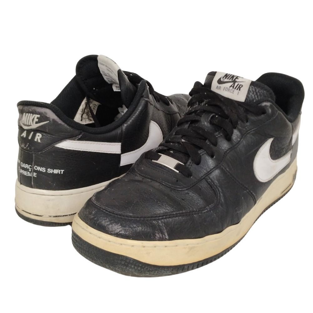 NIKE ナイキ × SUPREME COMME des GARCONS SHIRT 品番 AR7823-001 AIR FORCE 1 エアフォース シューズ US12 30cm | 50151