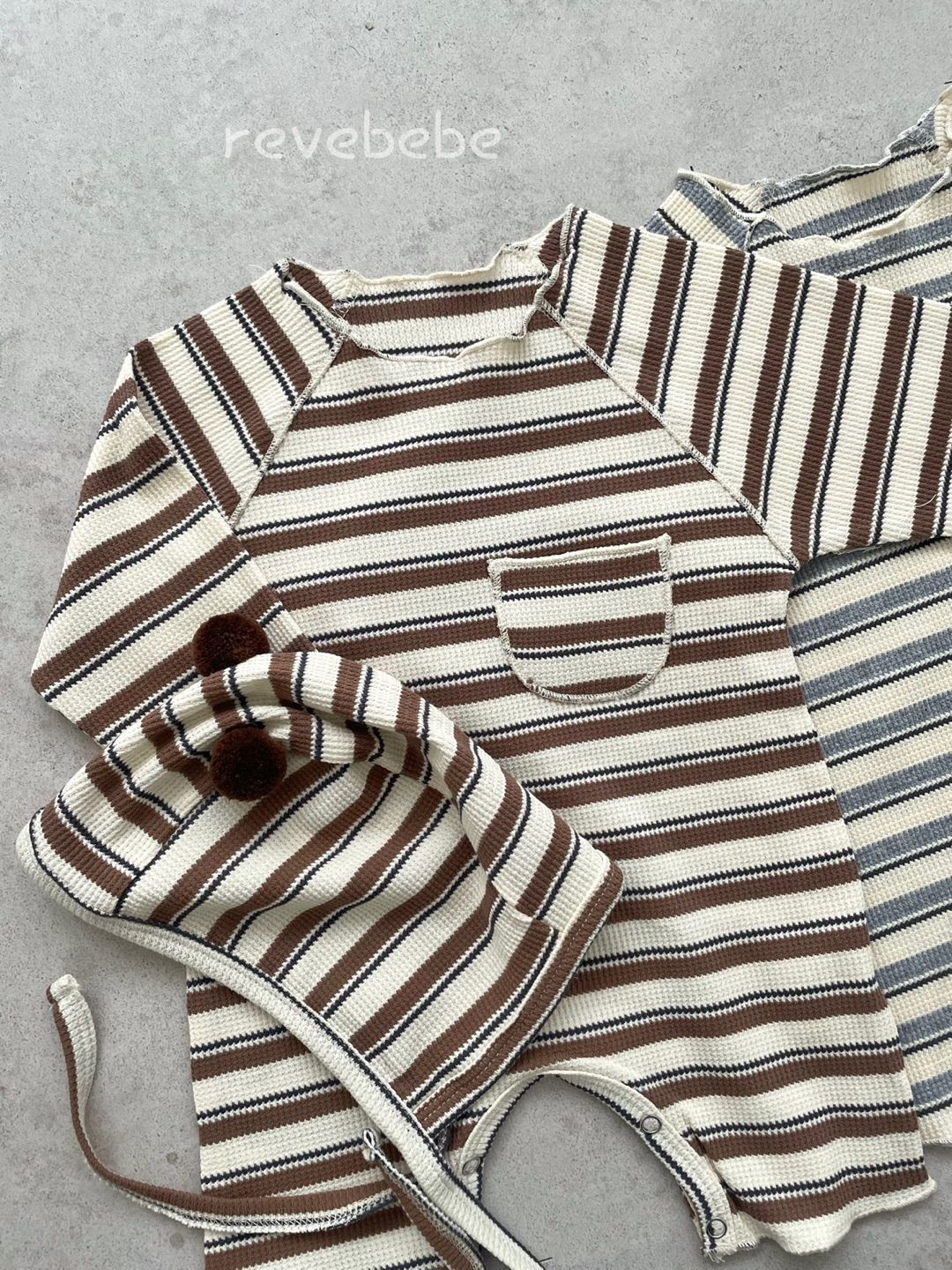 Reve レブ stripe ストライプ roomwear ルームウェア 韓国 パジャマ