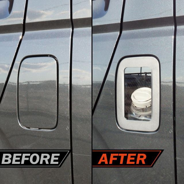 ハイエース200系 ヒューエルリッドカバー 給油口 全車対応 新デザイン