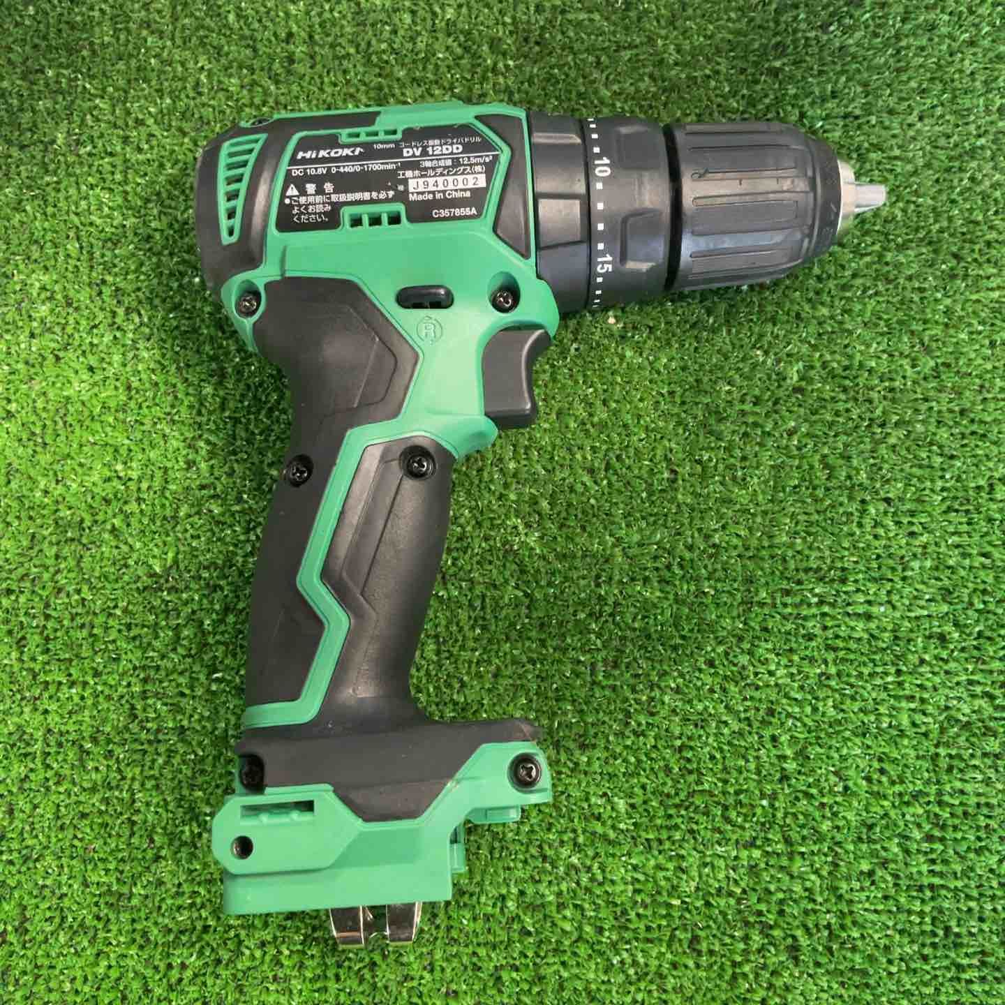 ハイコーキ HIKOKI 旧 日立工機 コードレス振動ドリルドライバー DV12DD NN 草加店