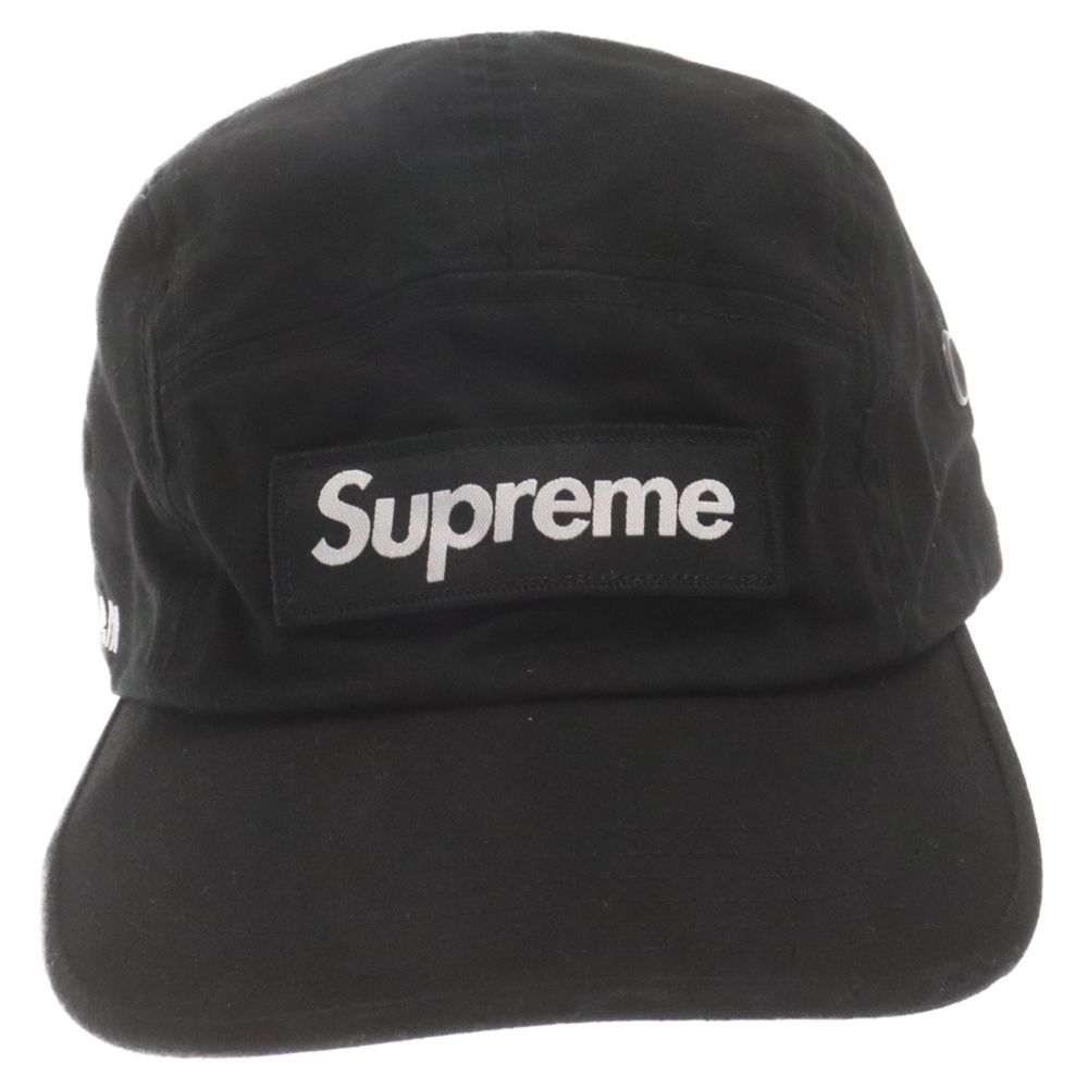 Supreme ブラック キャップ X94-S/FC-TEAM SUPREME (シュプリーム) 22SS X94-S/FC-TEAM Military Camp Cap