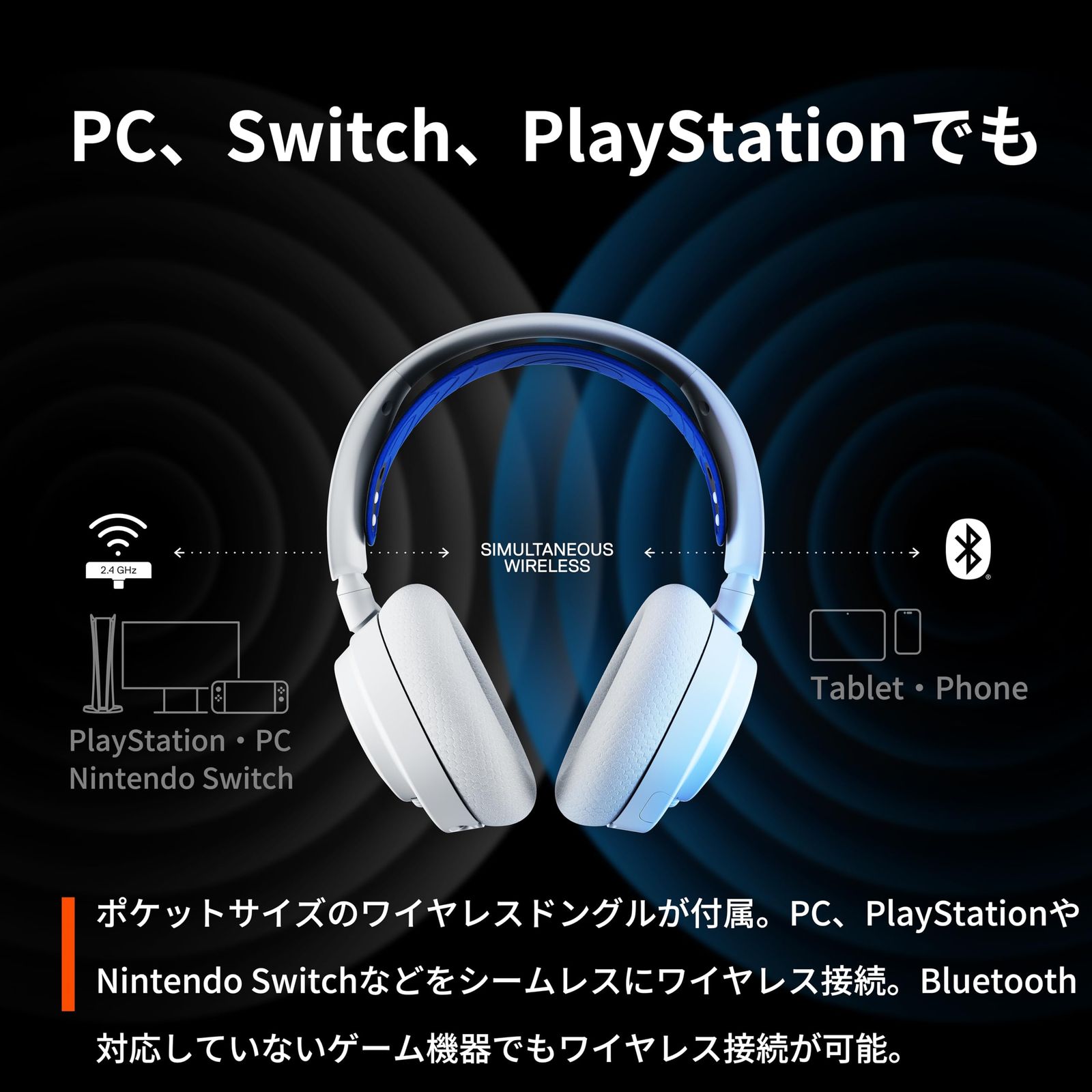 ゲームとスマホを同時接続