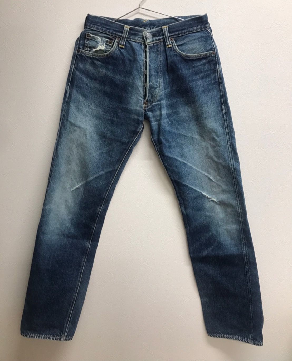 EVISU No2 戒 白カモメ エヴィス デニムパンツ 2001 w44 虎耳