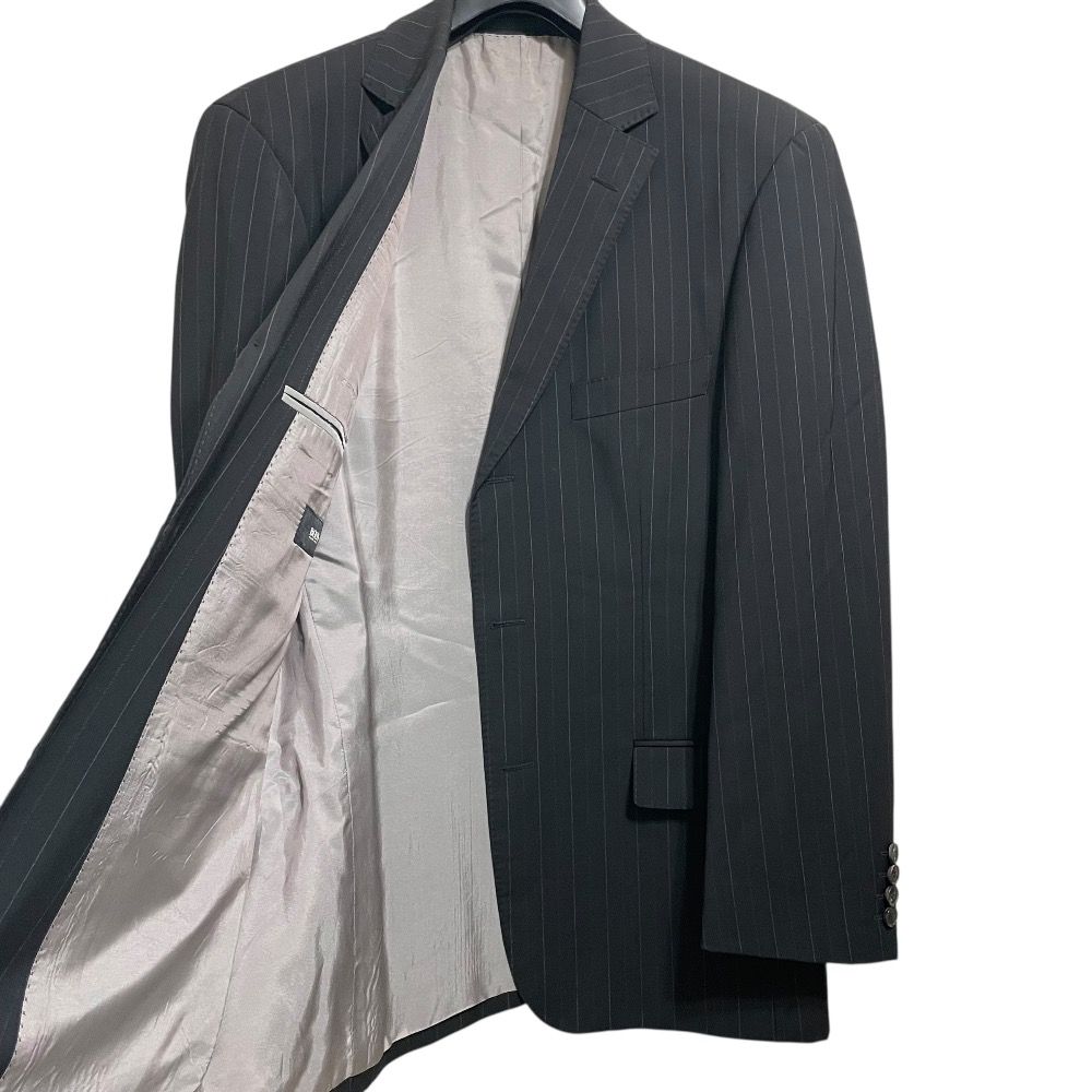 美品 HUGO BOSS ヒューゴボス ストライプ柄 テーラード