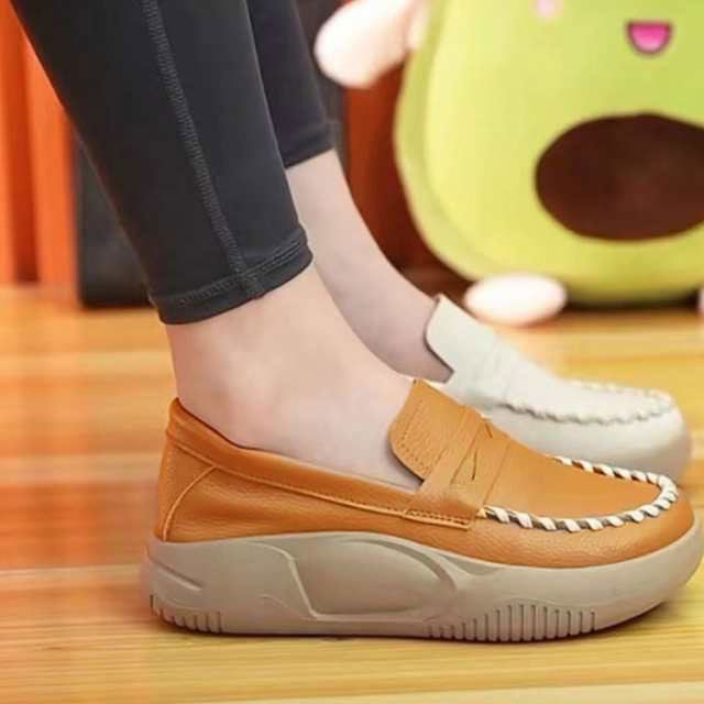 また、全国送料無料! スリッポン 即 OK 厚底 レディース 外反母趾 防水 PU 厚底スリッポン ヒール4cm 軽量 軽い スニーカー コンフォートシューズ 靴 反母趾 婦人靴 女性 シューズ 痛くない 歩きやすい 疲れない zhangban508 毎日新作アイテム入荷中！