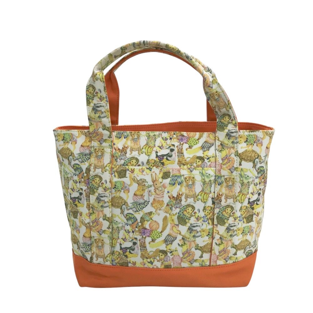 ARCHIVIO アルチビオ ×LIBERTY カートバッグ 総柄 ホワイト系