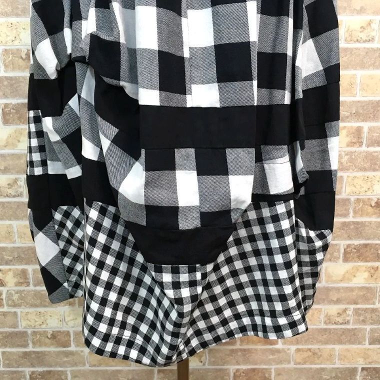 み m_mefu ロングスカート 40 綿100％ チェック 611 GULLKHAN_COM