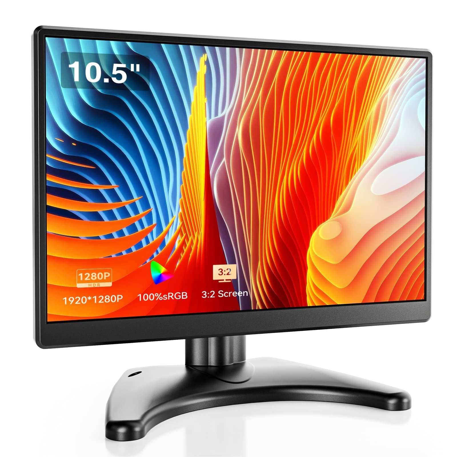 【特価商品】小型モニター ポータブルモニター Eyoyo 10.5インチHDMIモニター FHD 1920x1280解像度 IPSモニター IPSパネル USB給電可 3:2モニター 178視野角 100% SRGB色域 ゲームモニター Type-C/min