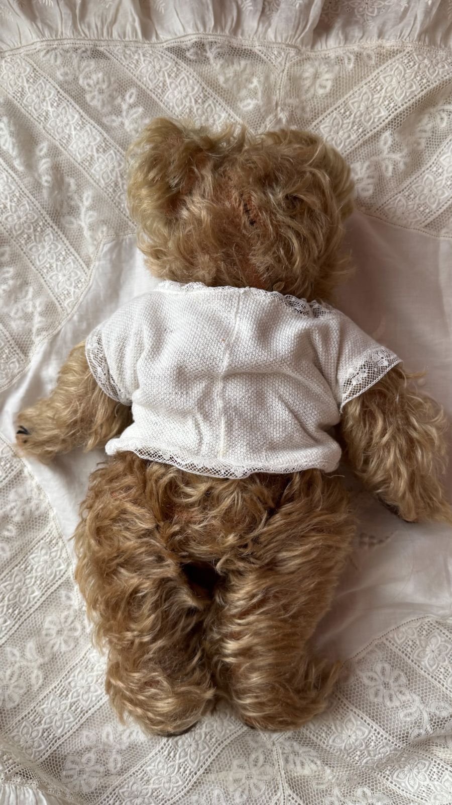 フランス FADAP社 テディベア 1940~1950s ローズの花輪 - メルカリ