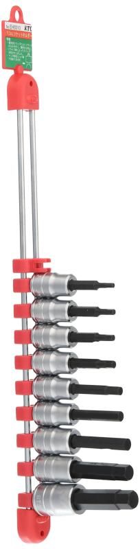京都機械工具 KTC 9.5mm 3|8インチ ヘキサゴン ビットソケット セット 9個組 TBT309BH