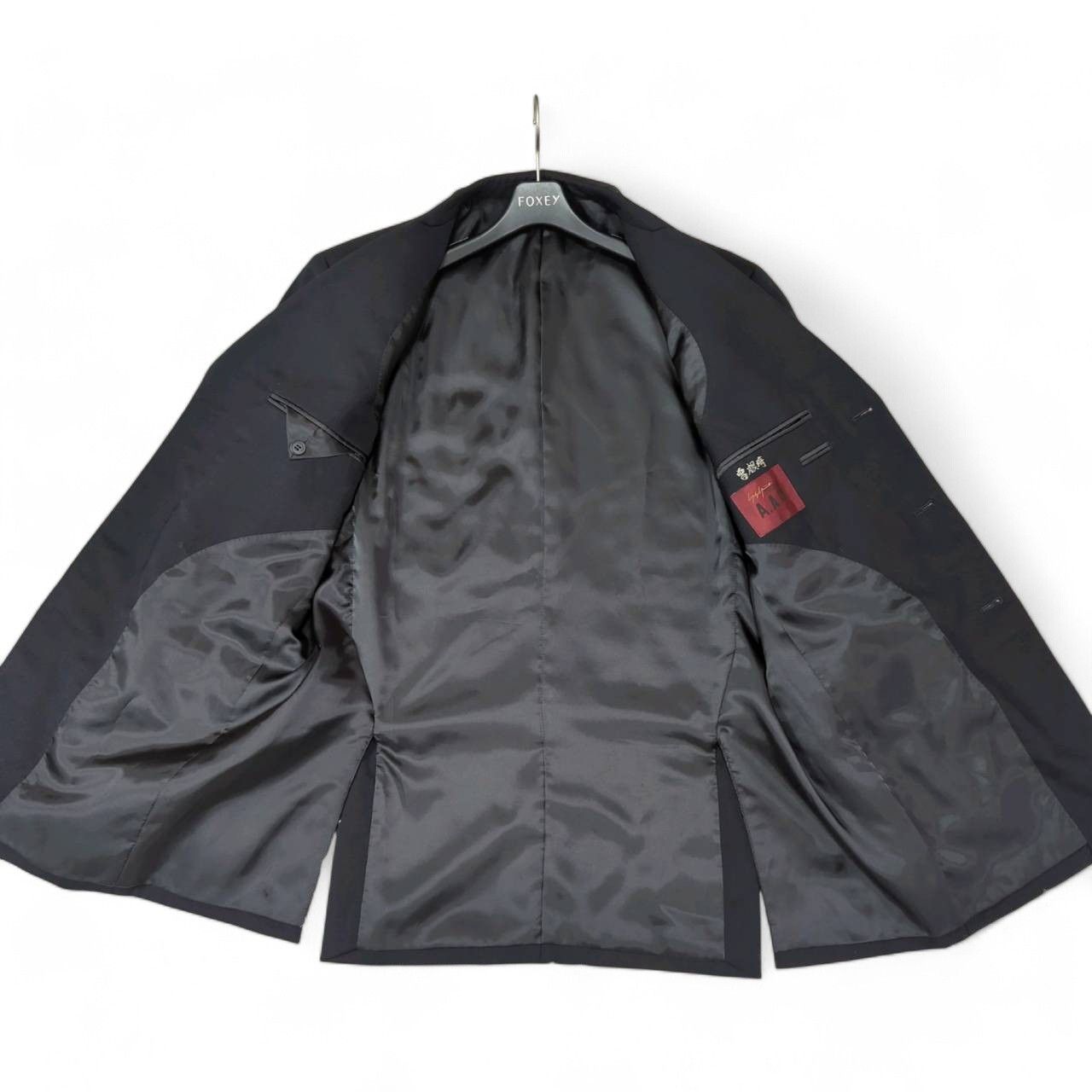 極美品☆Yohji Yamamoto☆大きいサイズ☆2点セットアップスーツ 