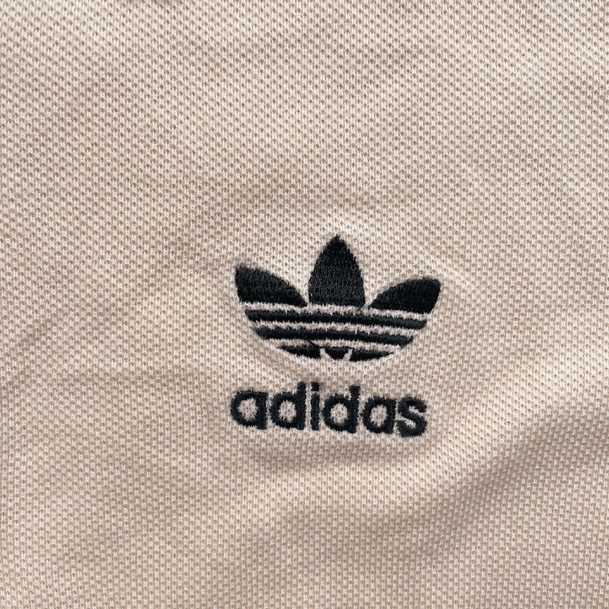 adidas アディダス 半袖ポロシャツ ベージュ系 サイズM メンズ 