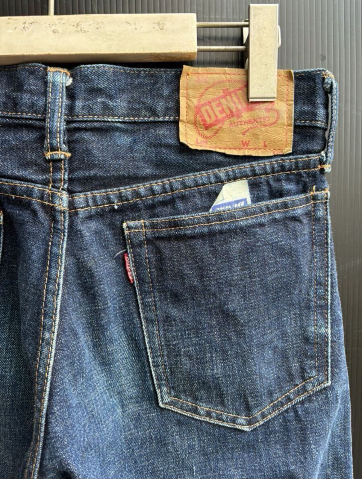 90s 紙タグ Denime ドゥニーム セルビッチ デニム D-HG1118 旧