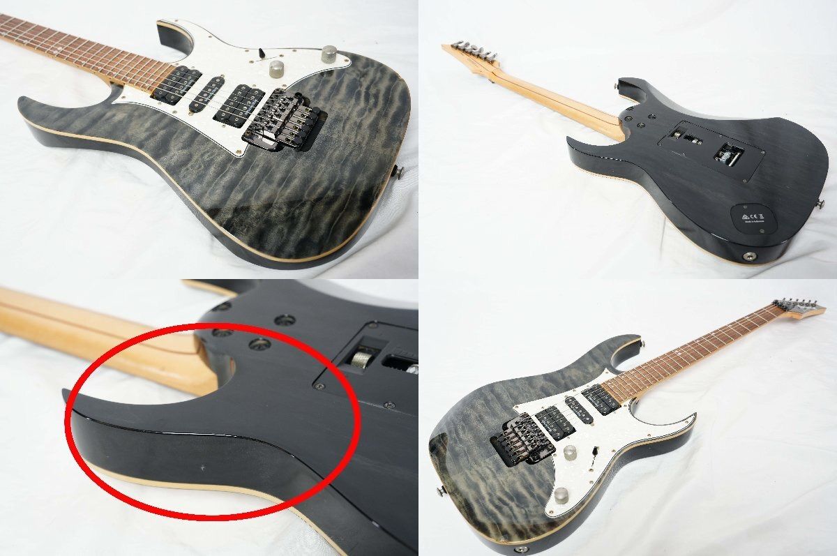 アイブルーム ☆Ibanez☆PREMIUM RG950QMZ Black Ice HSH アイバニーズ キルト