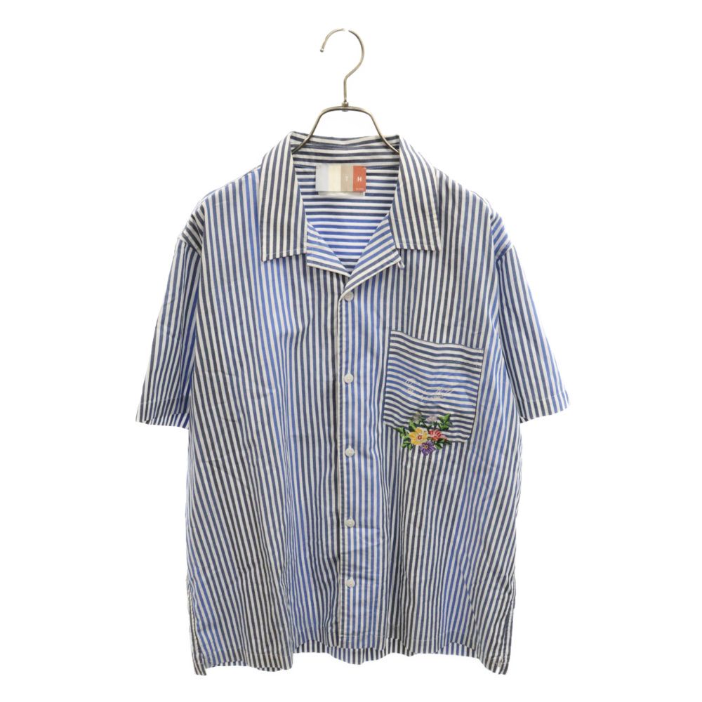 KITH(キス) サイズ:M 22SS Striped Poplin Thompson Camp Collar Shirt  