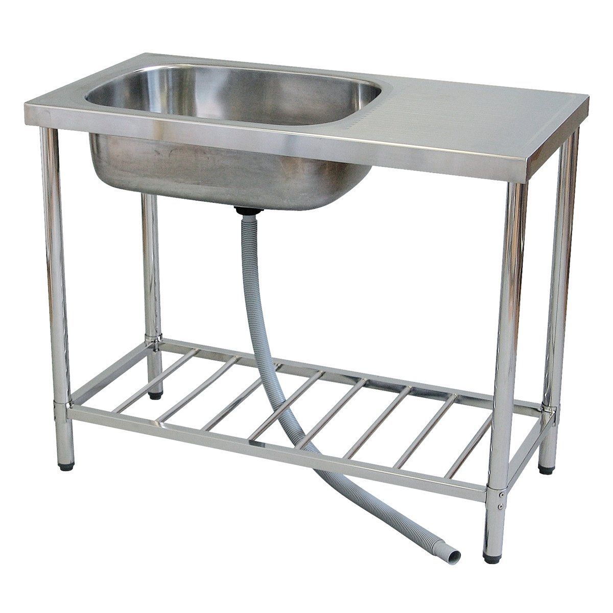 ST-1000 ガーデン 幅100×奥行50×高さ82cm 庭 ガーデンシンク ステンレス流し台 JEJアステージ