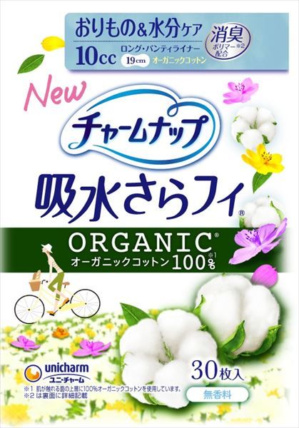 まとめ買い-24点セット チャームナップ吸水さらフィオーガニックコットン ユニ チャーム 生理用品