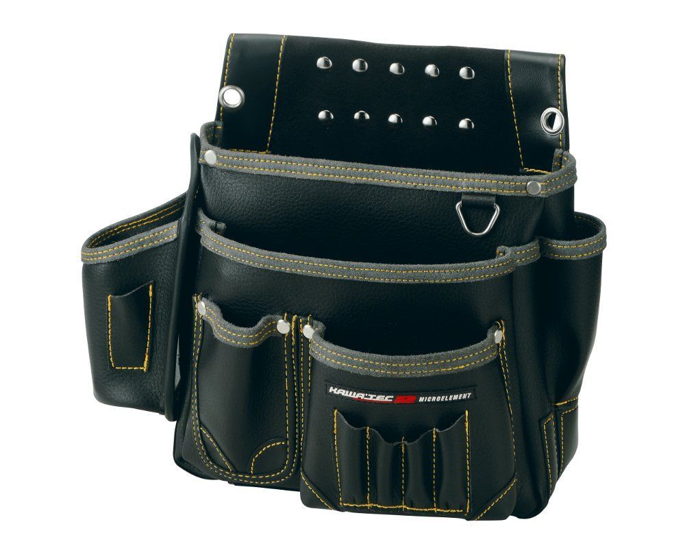 プロスター 棟梁型釘袋 墨ツボ差付 KE-805B ブラック