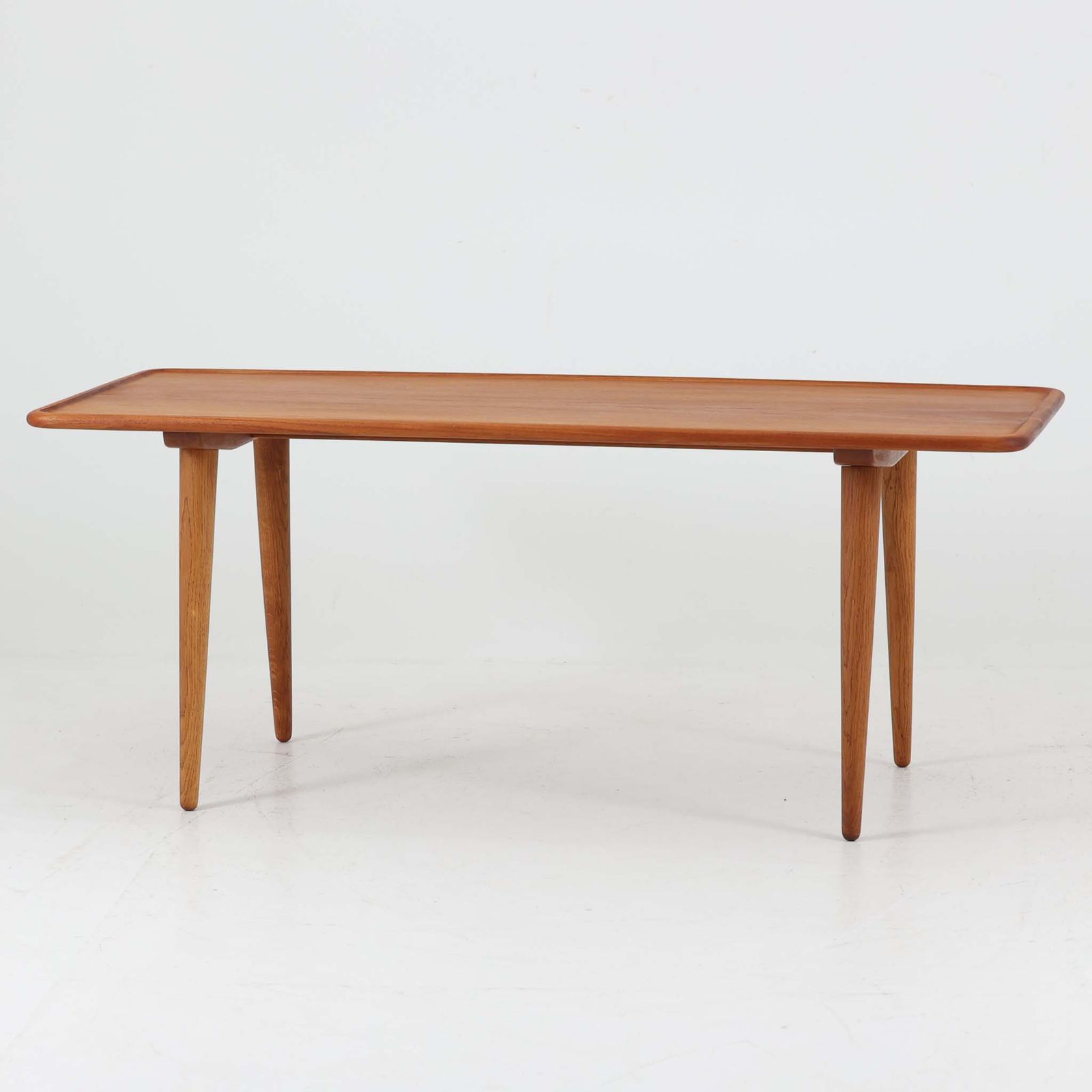 Hans J. Wegner センターテーブル AT11 チーク無垢×オーク無垢 幅130cm Andreas Tuck DK18743