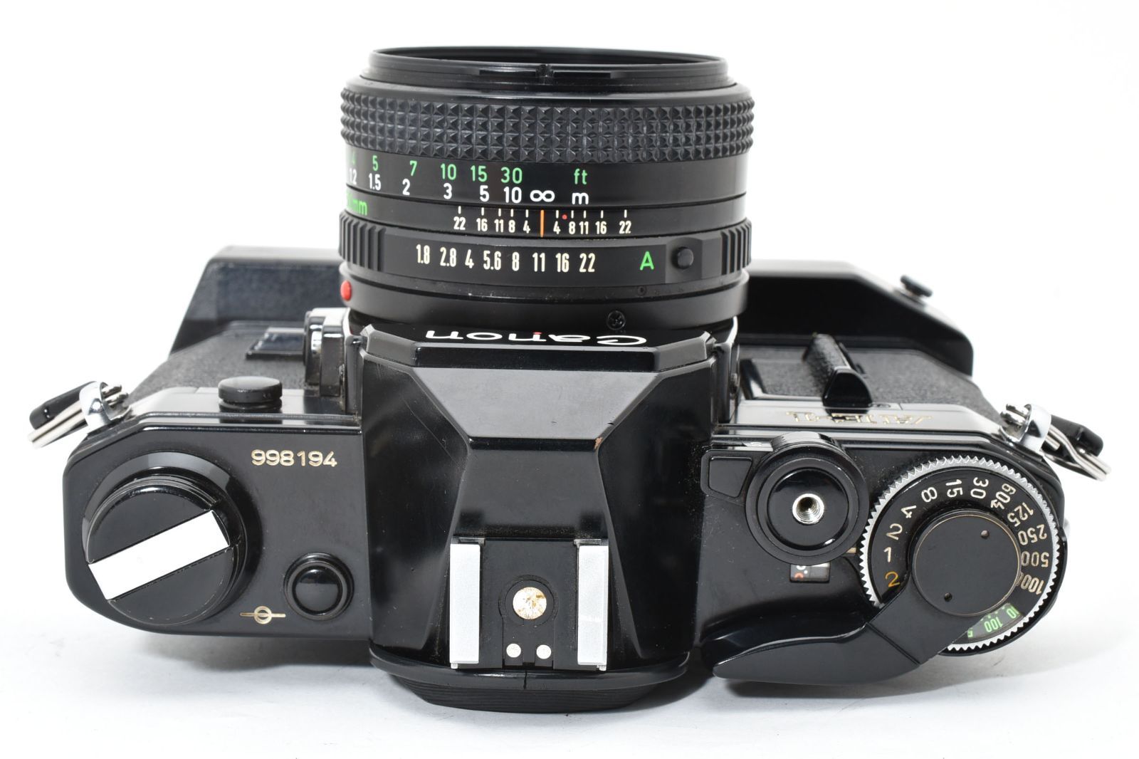 【完動品】CANON AE-1 ブラックボディー FD 50mm F1.8 完動品】CANON AE-1 ブラックボディー FD 50mm F1.8 CANON AE-1 希少