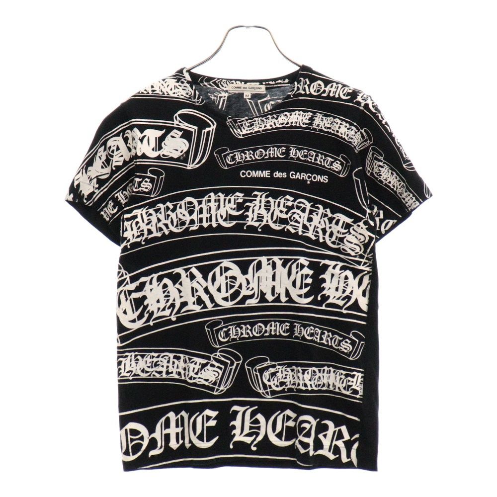 コムデギャルソン×クロムハーツ限定総ロゴプリントTシャツ CHROME HEARTS (クロムハーツ) ×COMME DES GARCONS コムデギャルソン