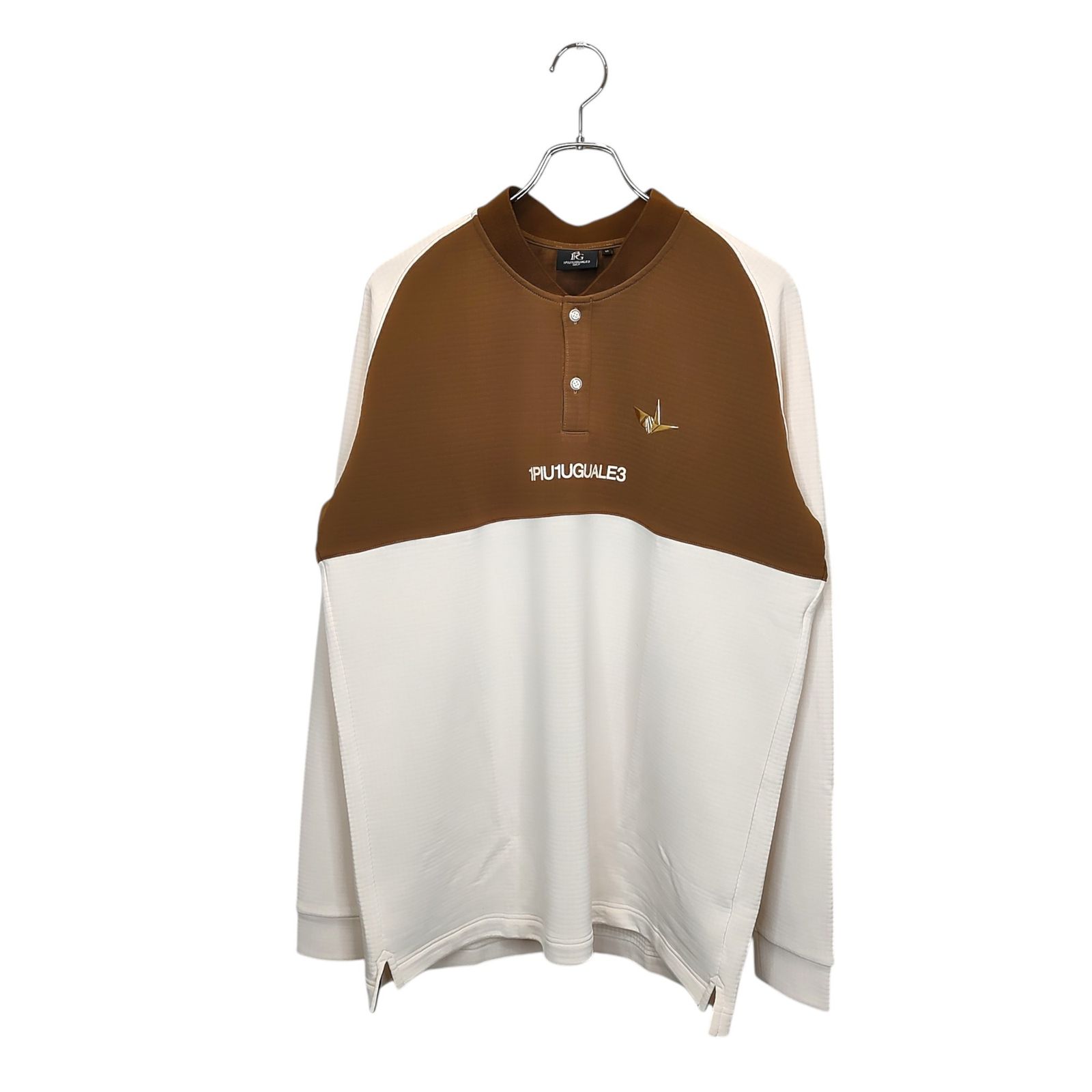 1PIU1UGUALE3 GOLF ウノピュウノ ゴルフ 113 GOLF L/S BLADE POLO 長袖 ポロシャツ GRT236-POE520  6 XL