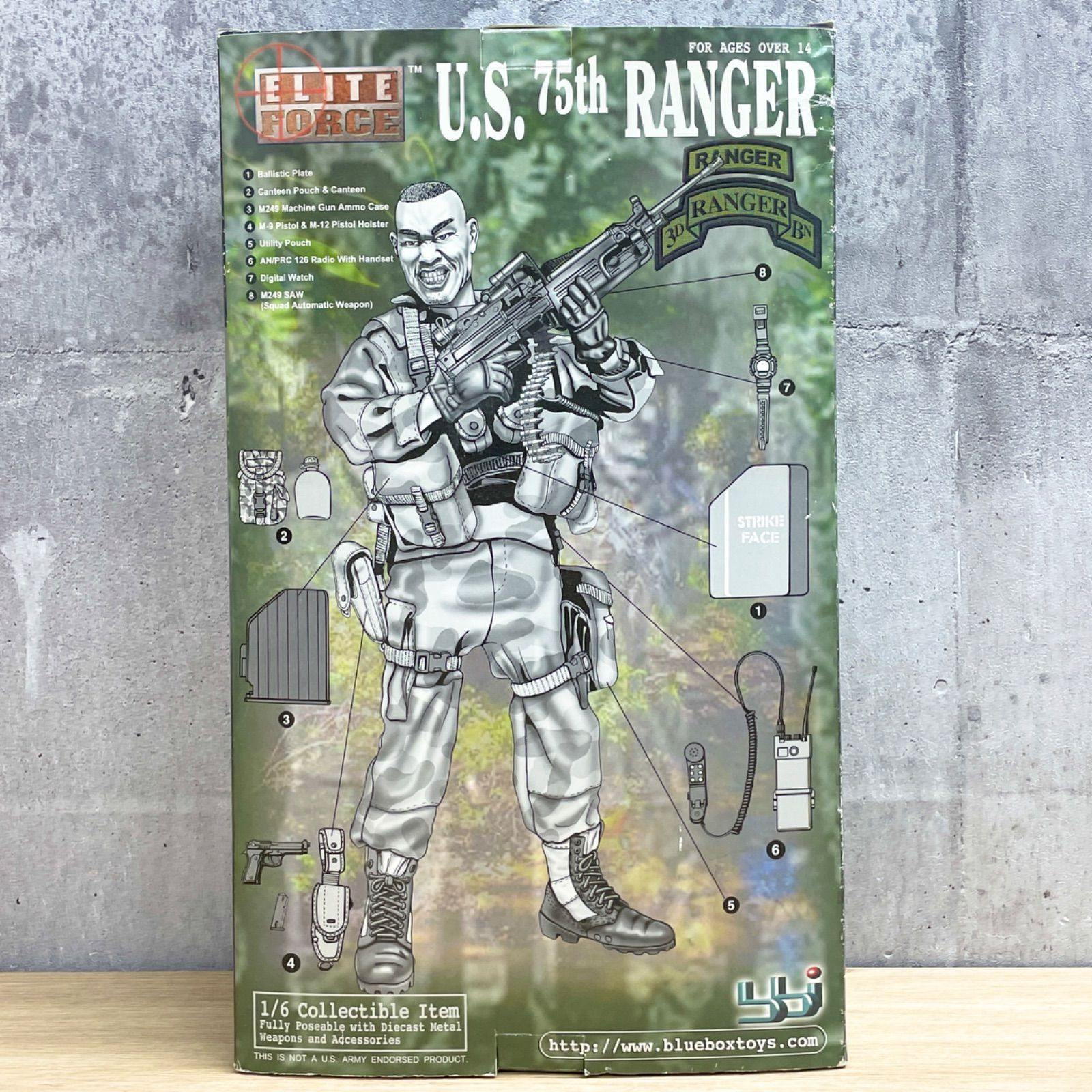 C-04093 TAKARA ELITE FORCE エリートフォース U.S 75th C-04093 TAKARA ELITE FORCE エリートフォース U.S 75th
