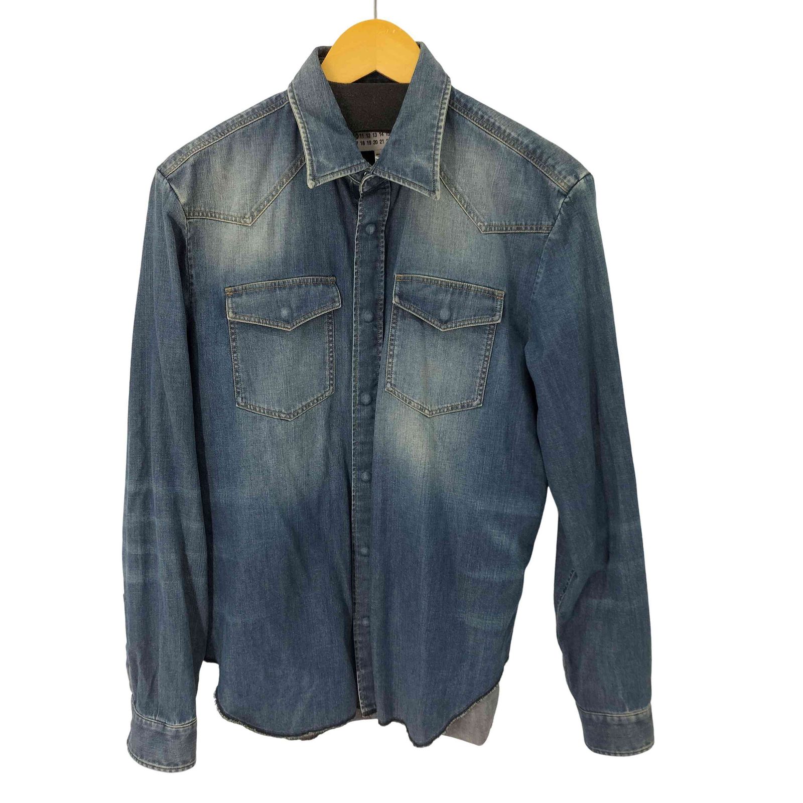 Maison Margiela Martin 中綿有り オーバーサイズデニムシャツブルゾン 