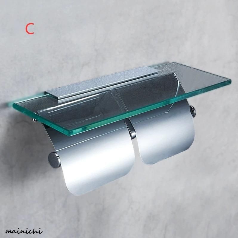 ガラス棚付ダブルペーパーCW08LYX人気注目