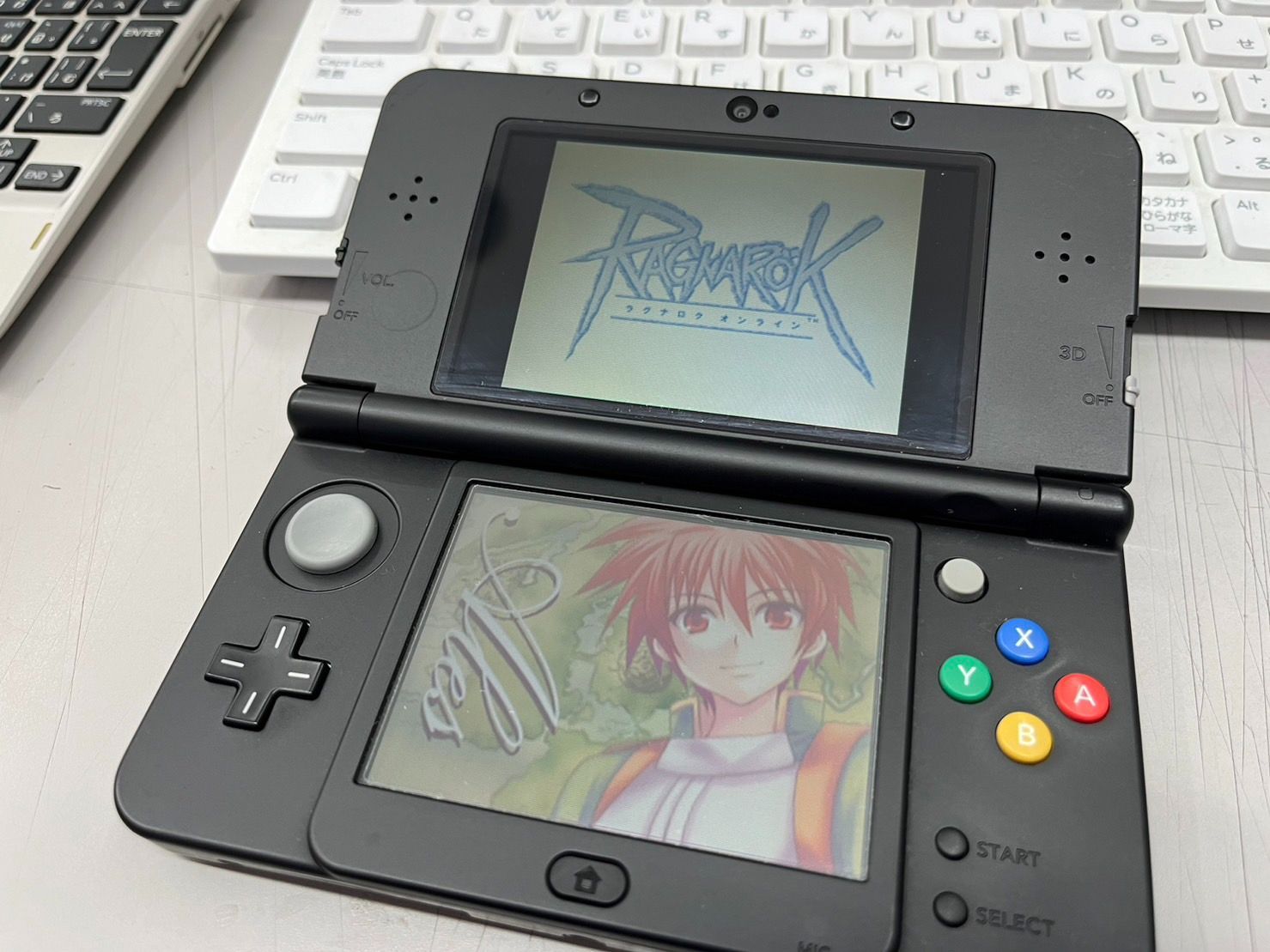 任天堂 NINTENDO 3DS ブラック 本体のみ ソフト動作〇 初期化済